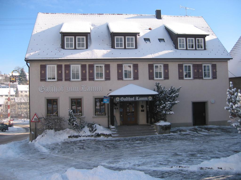 Gasthof Zum Lamm Gomadingen Esterno foto